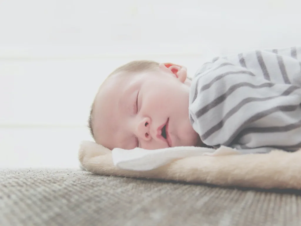 Close-Up Photo of Sleeping Baby
